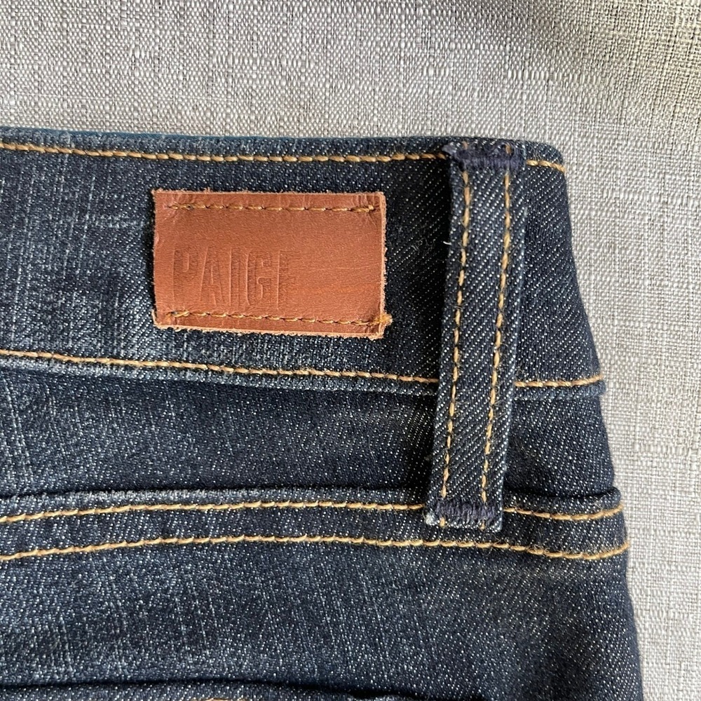 PAIGE Skyline Bootcut Jeans Flare Stretch Dark Wash Denim Women Size 28 MSRP$199 - Picture 9 of 15